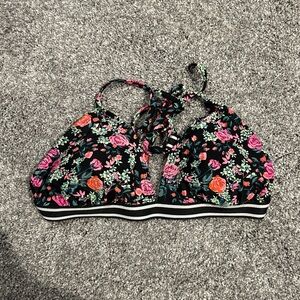 Xhilaration floral swim top